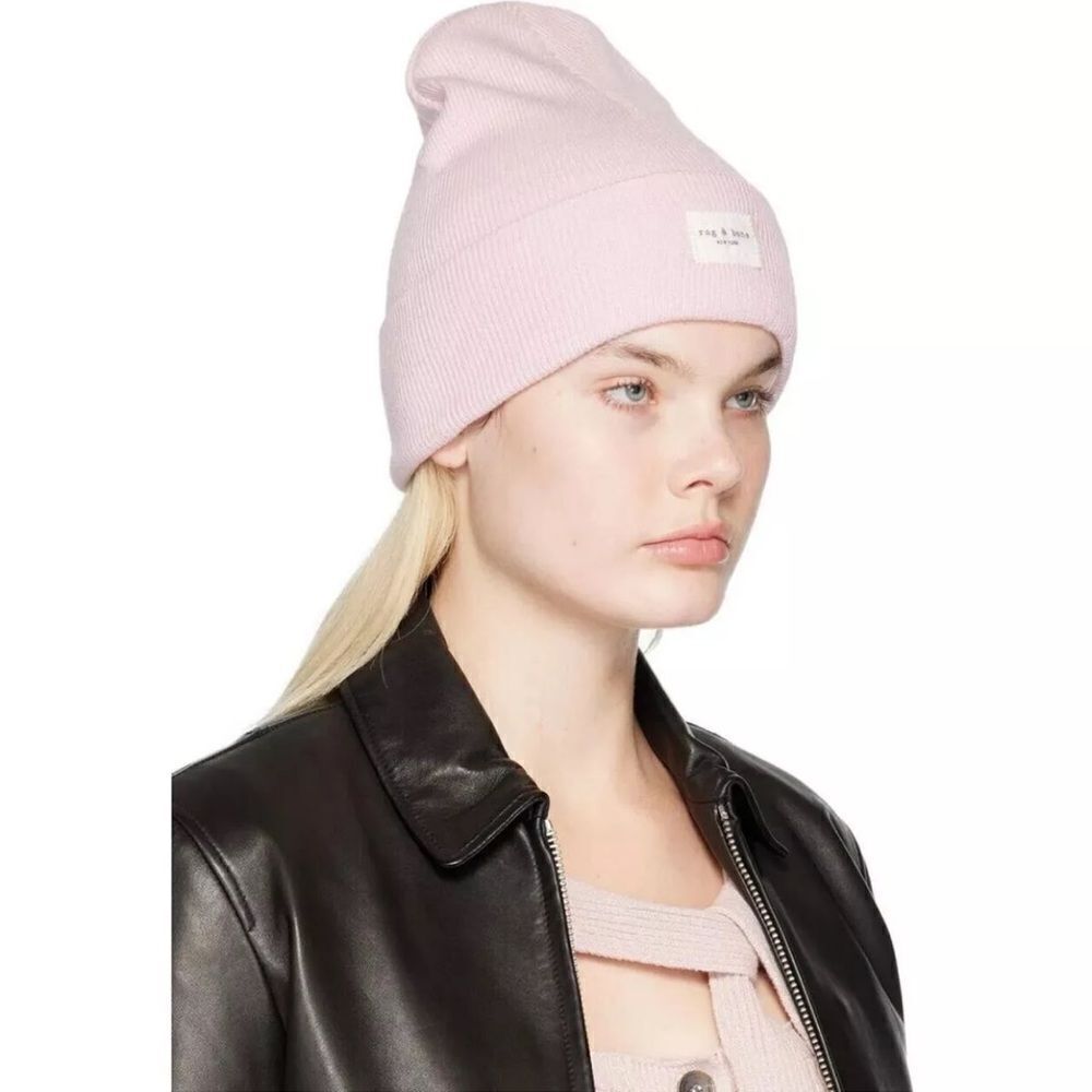 rag & bone beanie lilac color